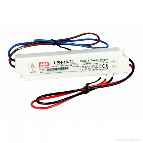 MEANWELL 18W LPH-18-24 18W-24V LED tápegység  