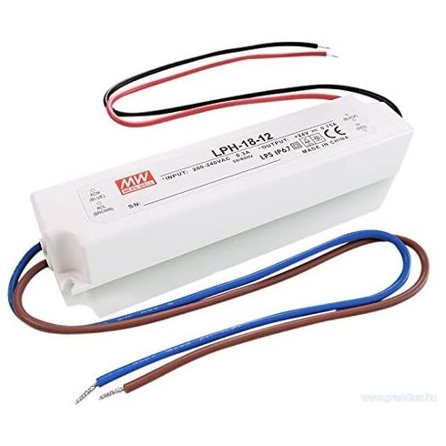 MEANWELL 18W LPH-18-12 LED tápegység 